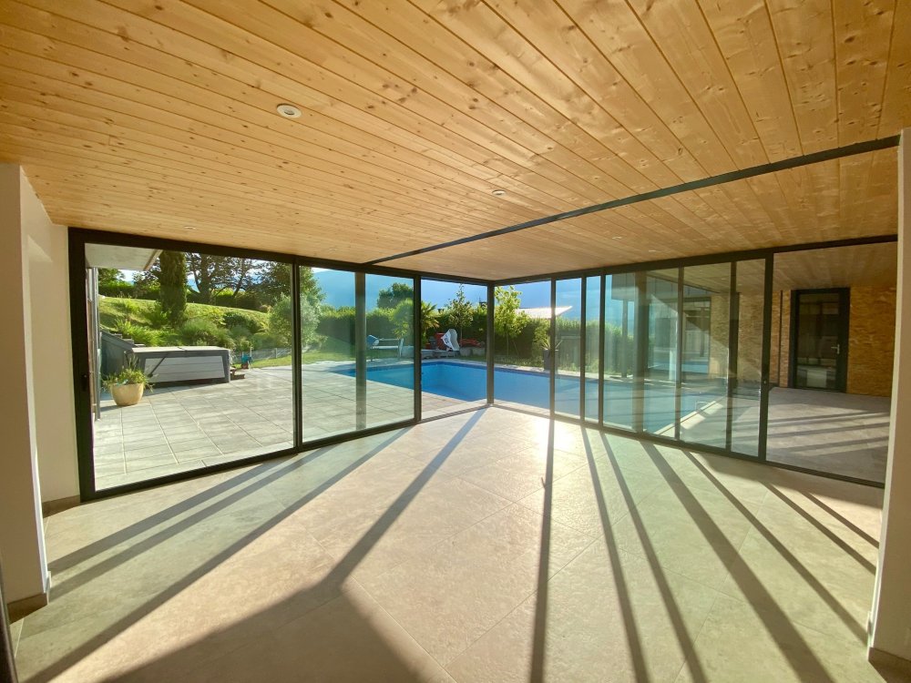 Extensions complète de terrasses dans une sublime maison à Voglans (73) avec une vue époustouflante !