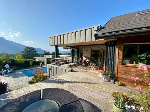 Extensions de terrasses dans une sublime maison à Voglans (73) avec une vue époustouflante !